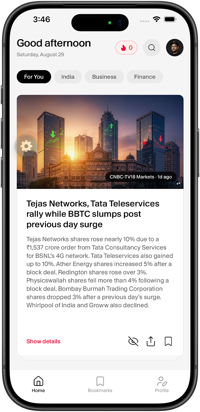 Bite News app screenshot